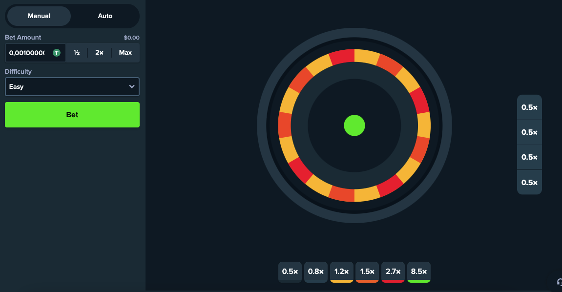 Stake Darts easy level